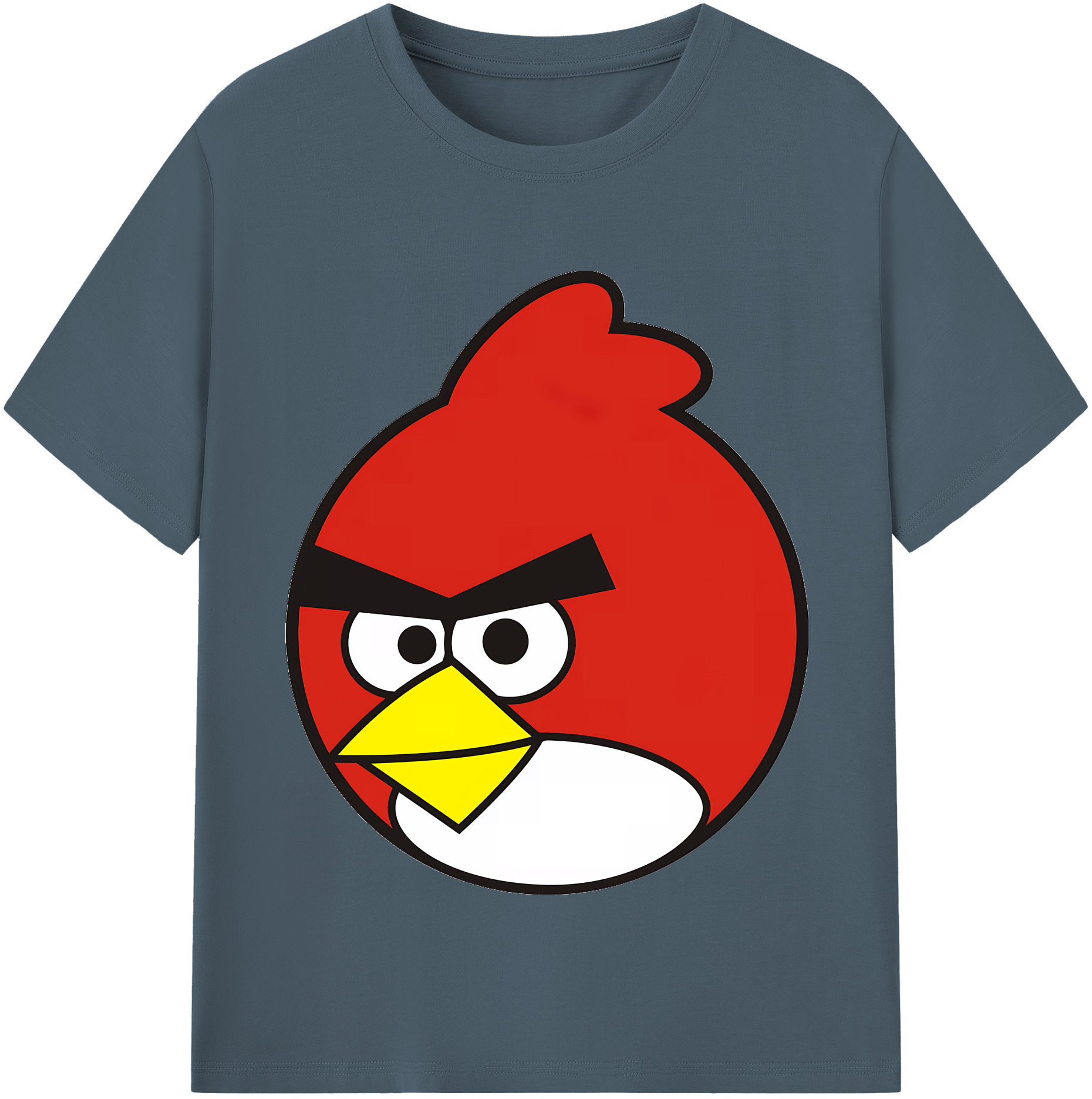 （画像用） Angry Birds アングリーバード 綿100％半袖Tシャツ（フロントプリント）
